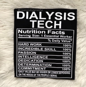 DialysisTech Nutritional Facts